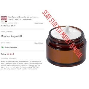 - Scar Removal Cream for old and new scars for women and men